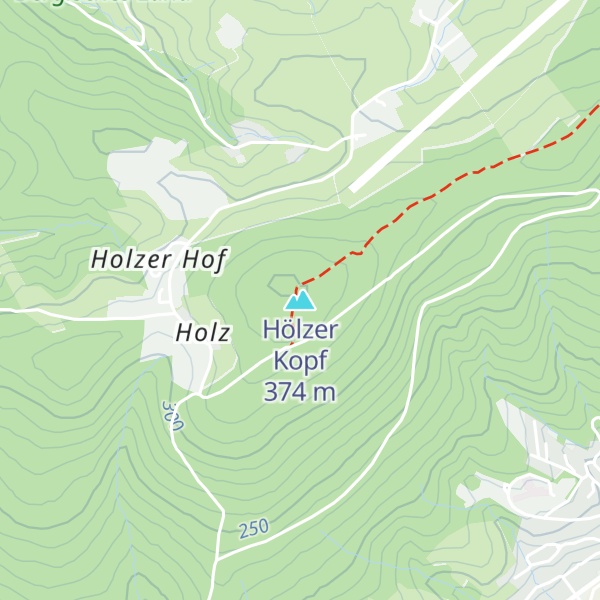 Map of Hölzer Kopf