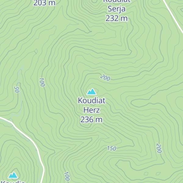Map of Koudiat Herz