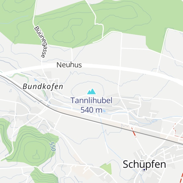 Map of Tannlihubel