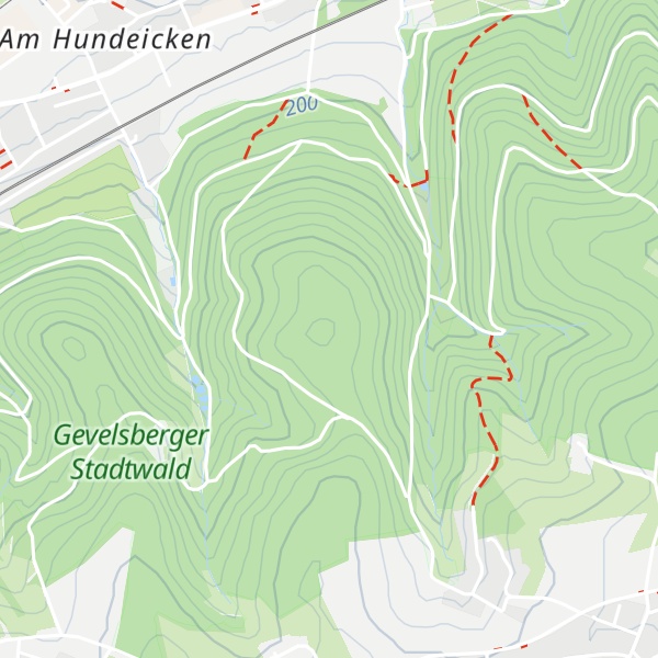 Map of Hageböllinger Kopf