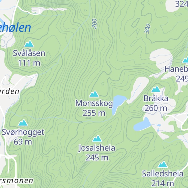 Map of Monsskog