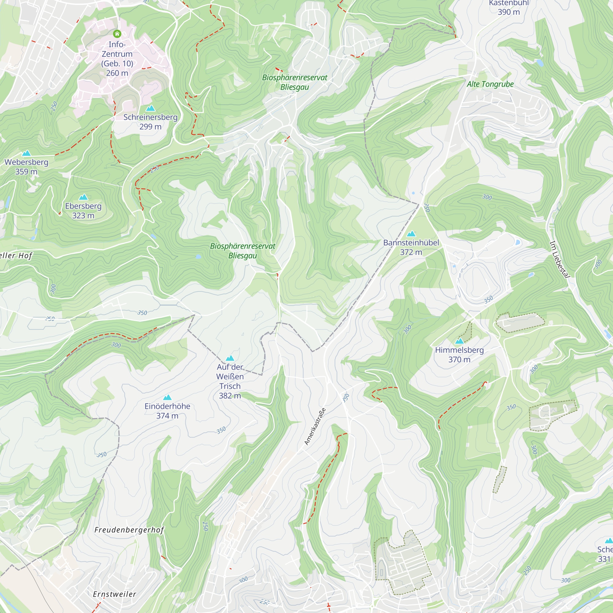 Ski- und Wanderhütte map