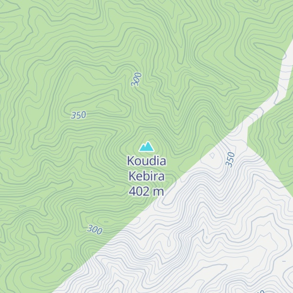 Map of Koudia Kebira