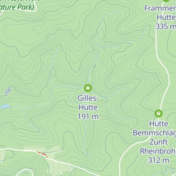 Map of Gilles-Hütte