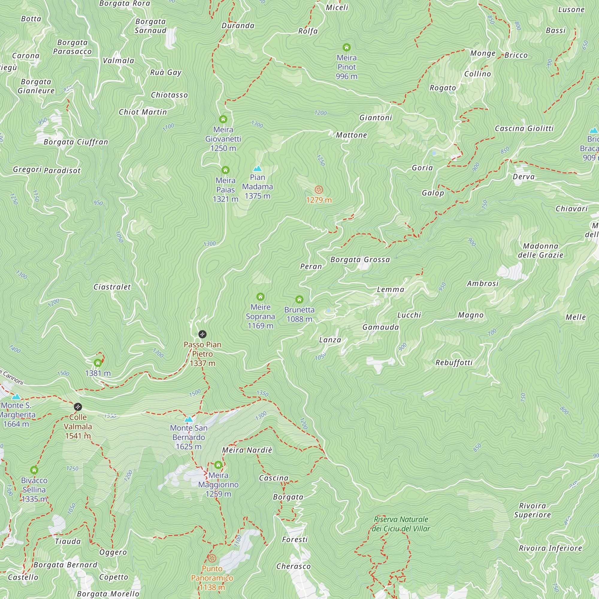 Brunetta map