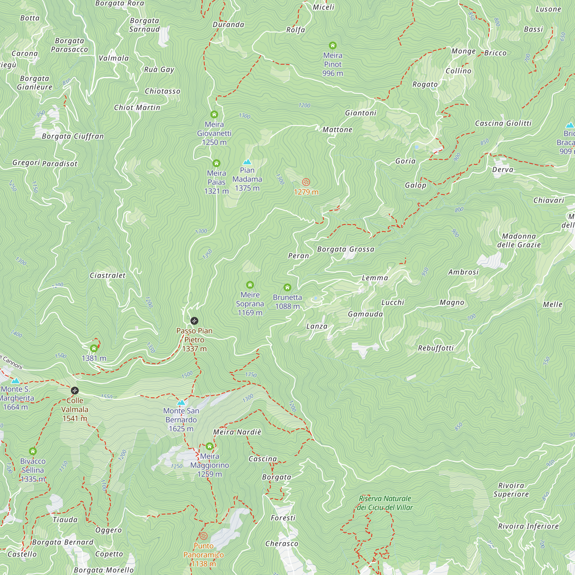 Brunetta map