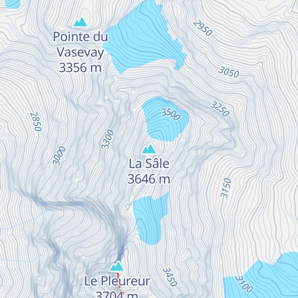 Map of La Sâle