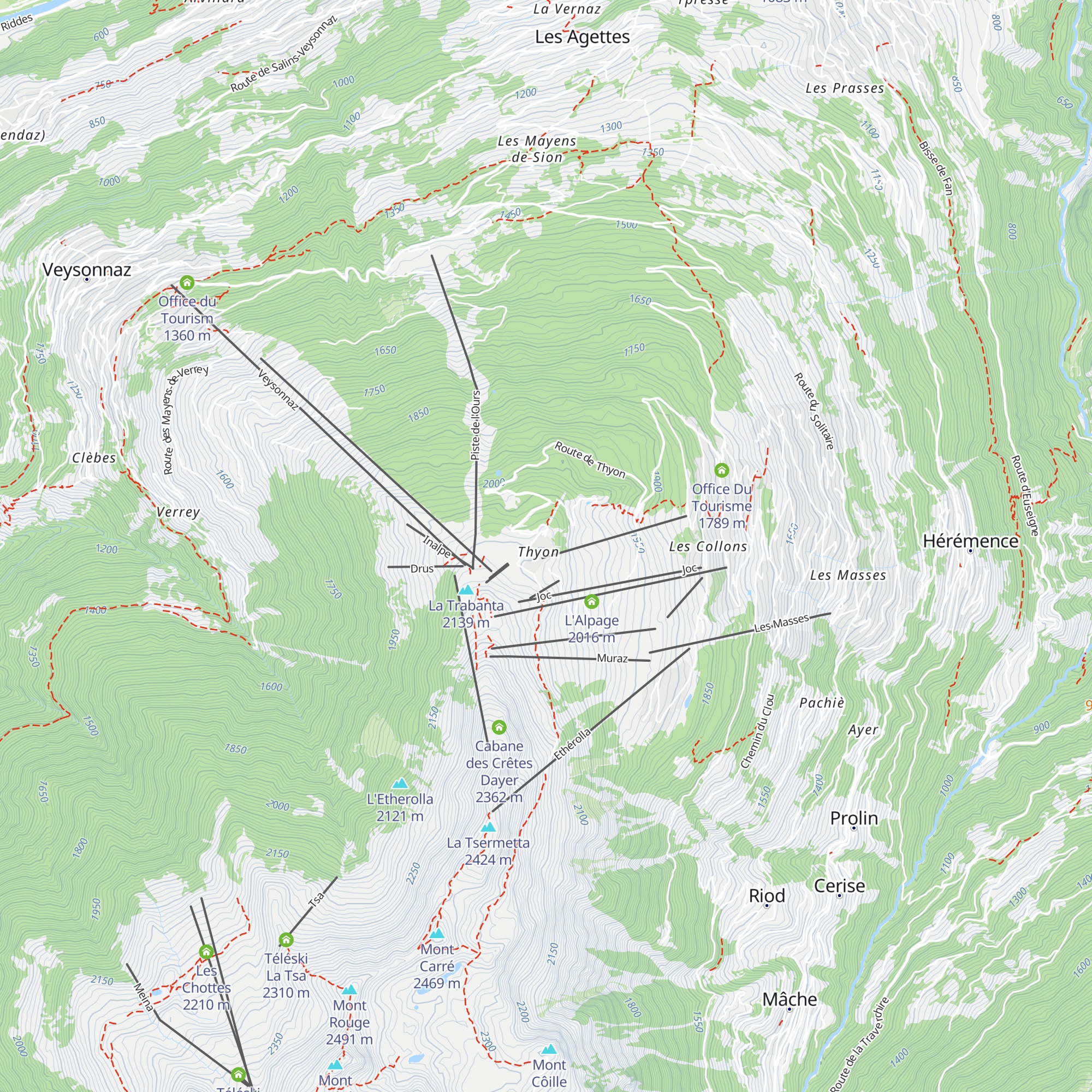 Tsermetta map