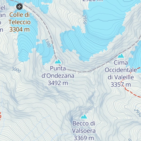 Map of Punta Scatiglion Orientale