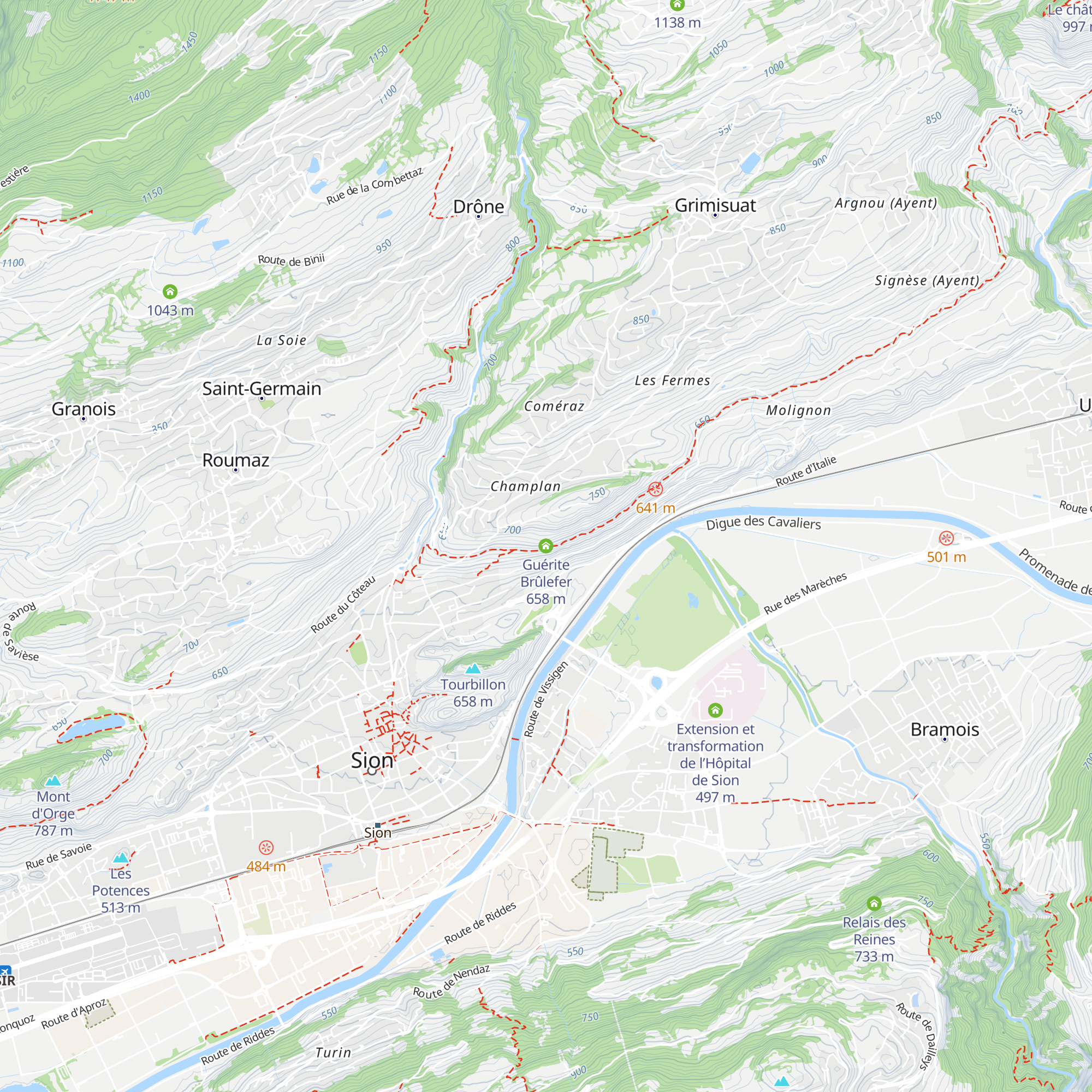 Guérite Brûlefer map