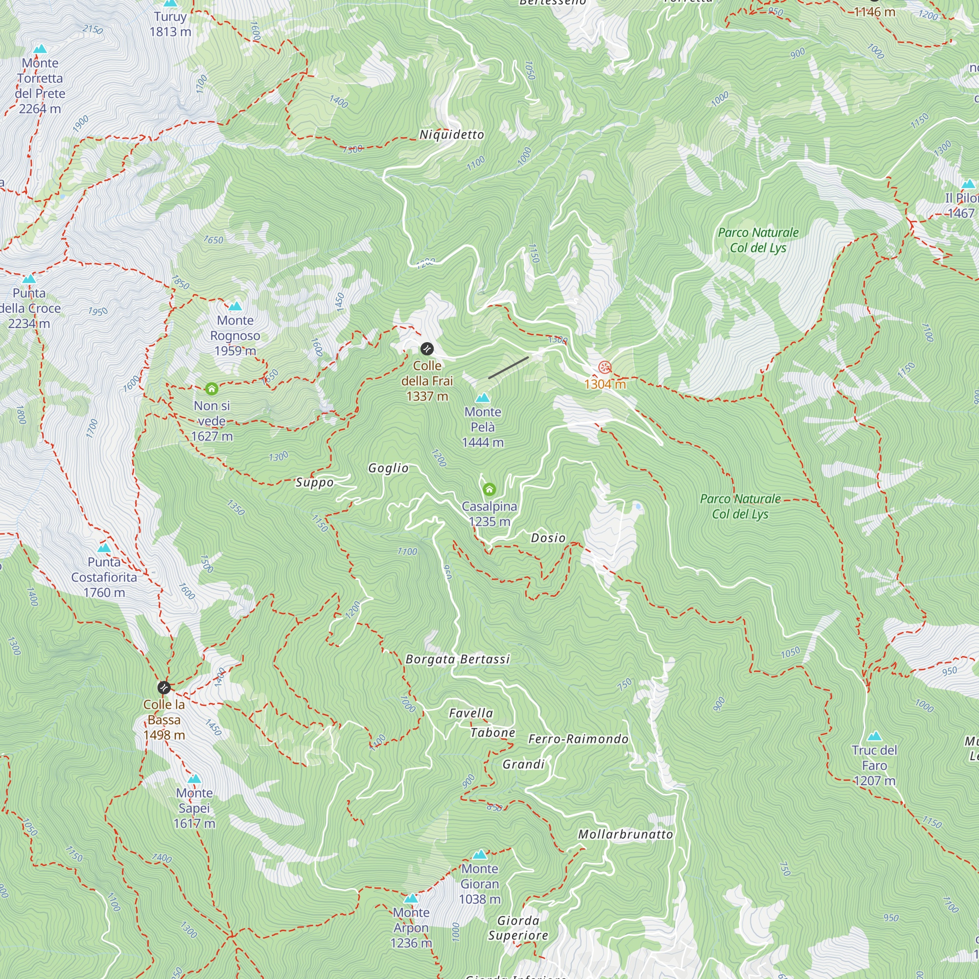Casalpina map