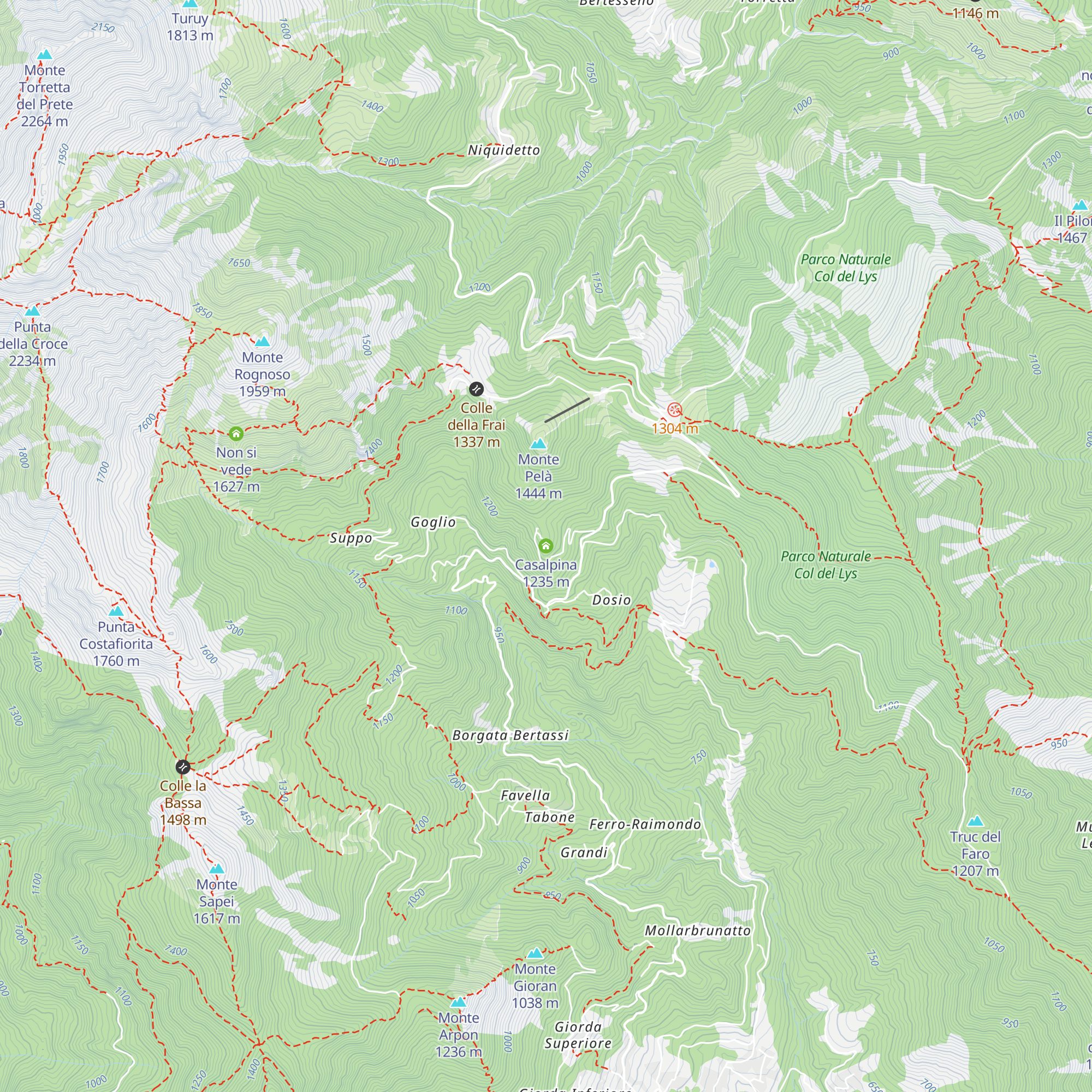 Casalpina map