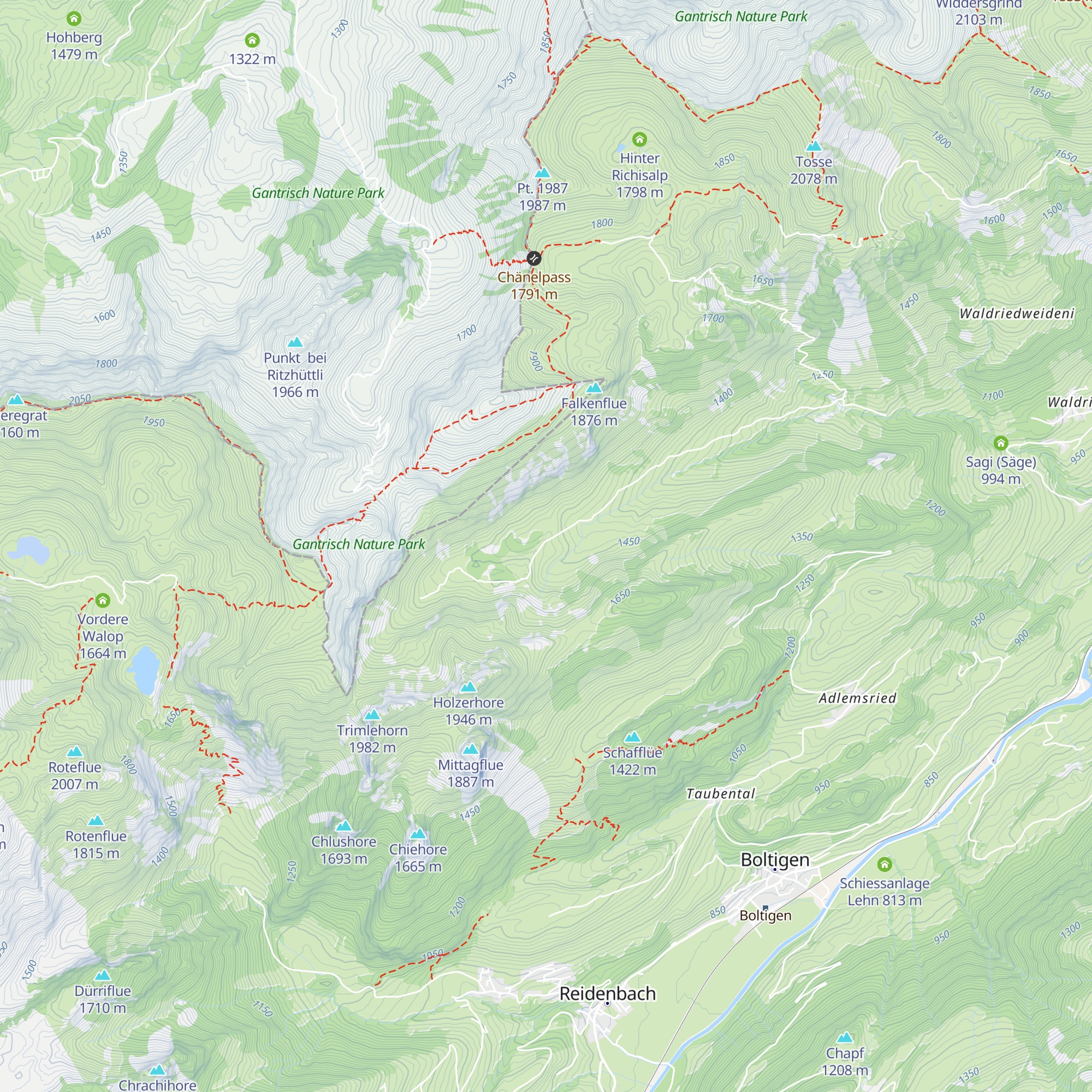 Altläger map