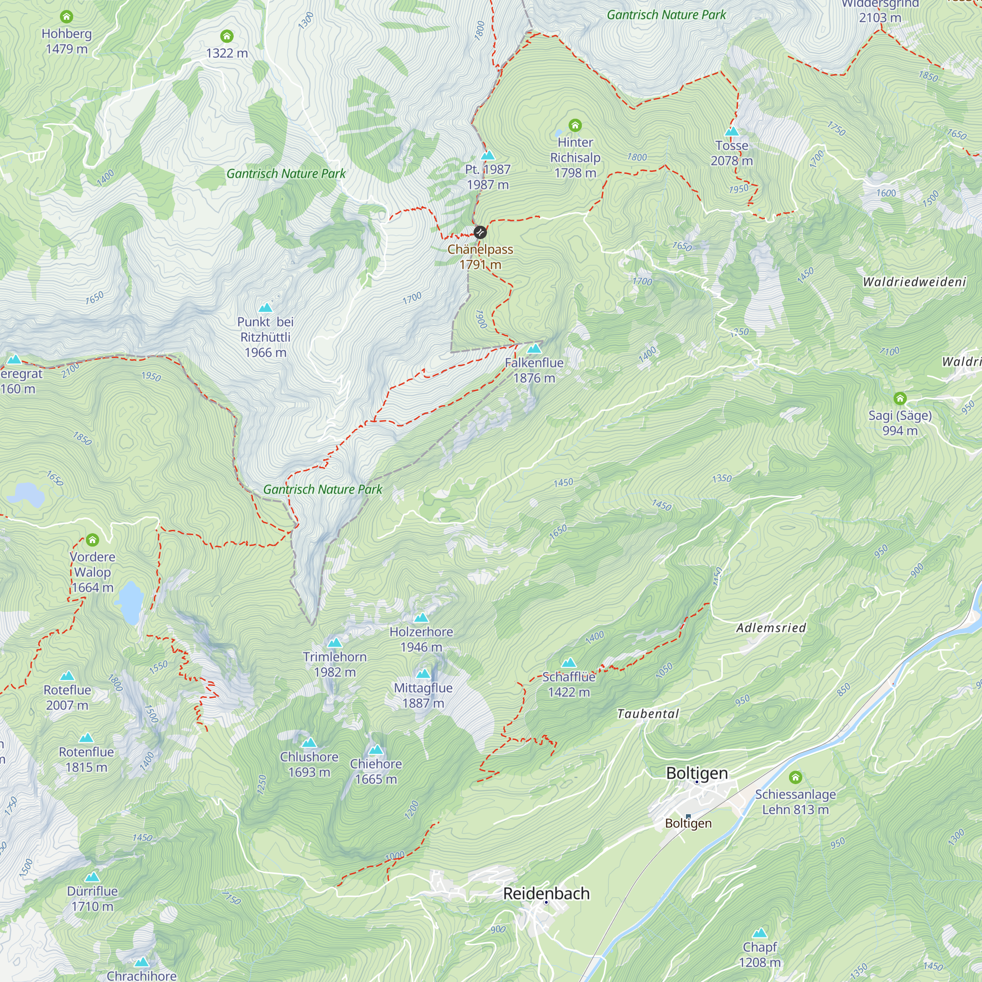 Altläger map