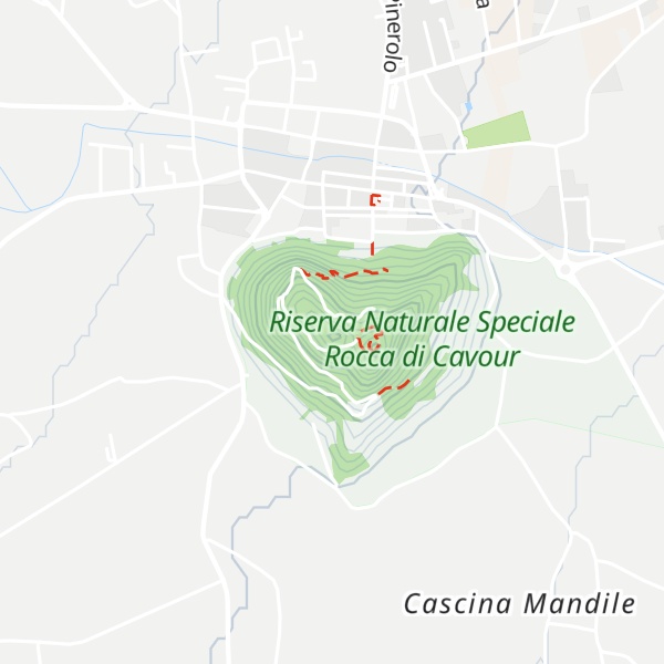 Map of Rocca di Cavour