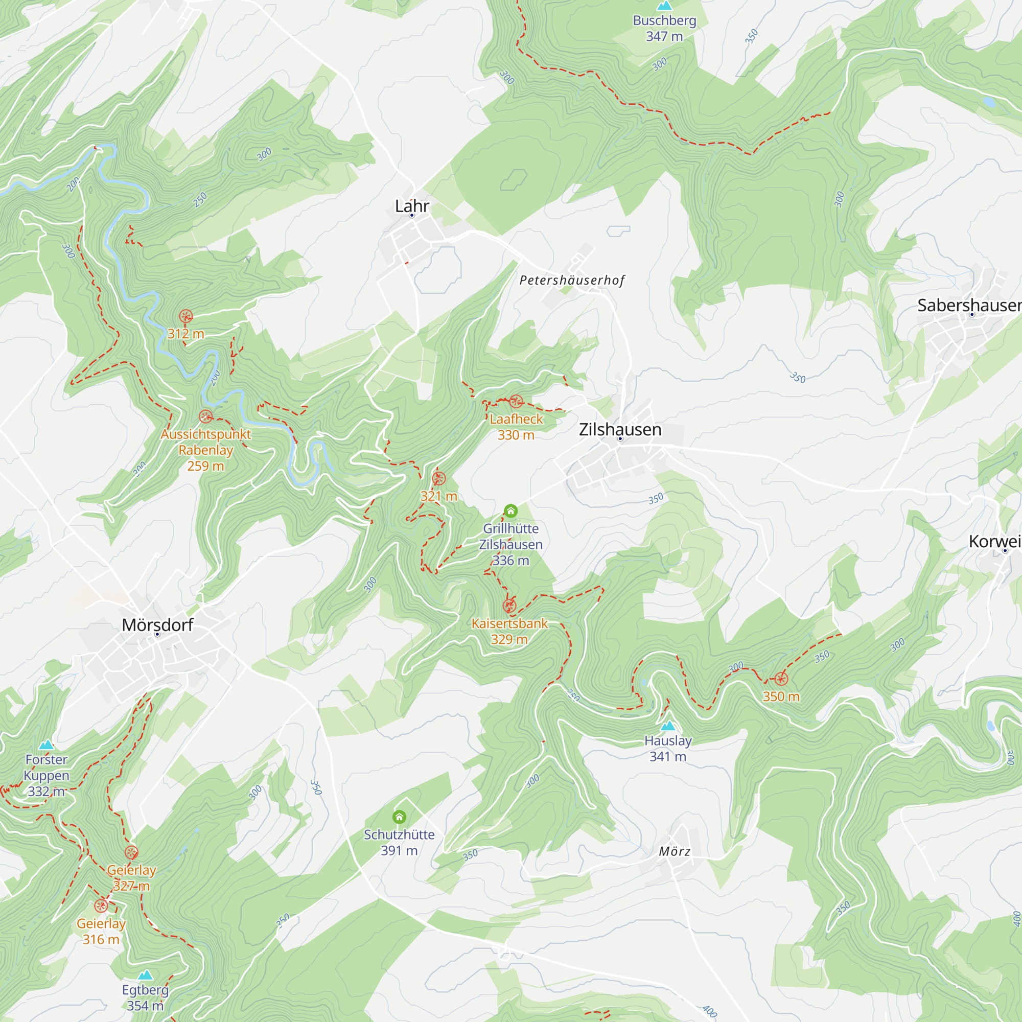 Grillhütte Zilshausen map