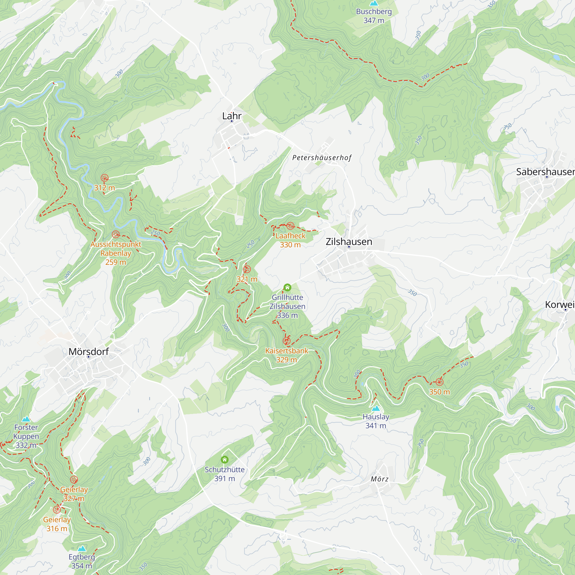 Grillhütte Zilshausen map