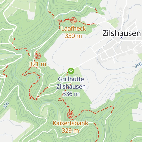 Map of Grillhütte Zilshausen