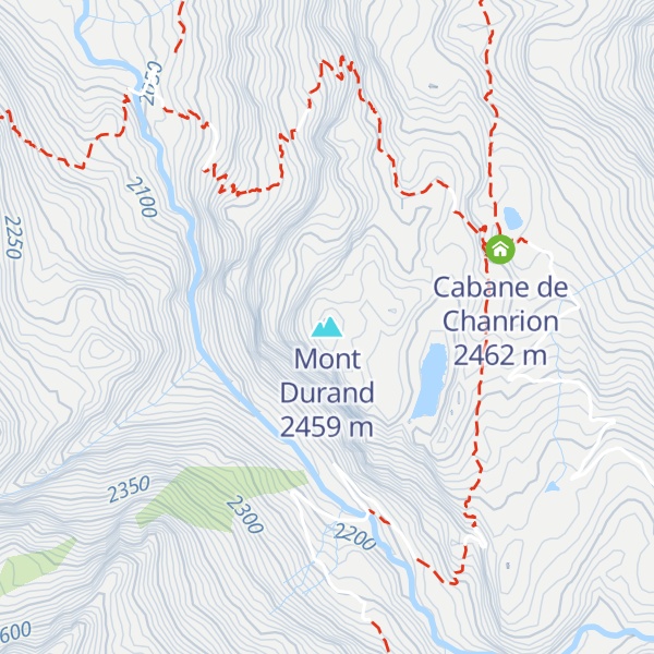 Map of Mont Durand