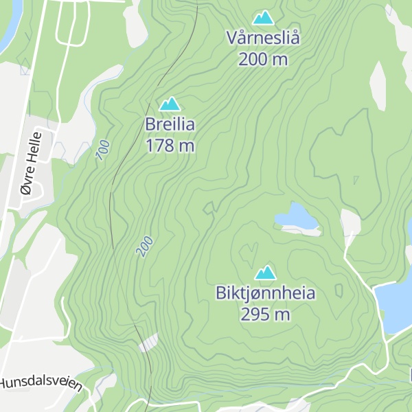 Map of Vårneslian