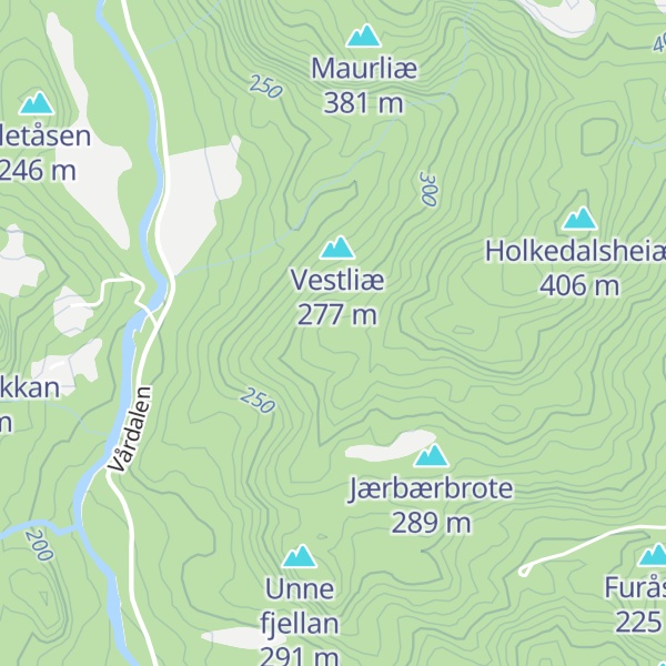 Map of Støknuten