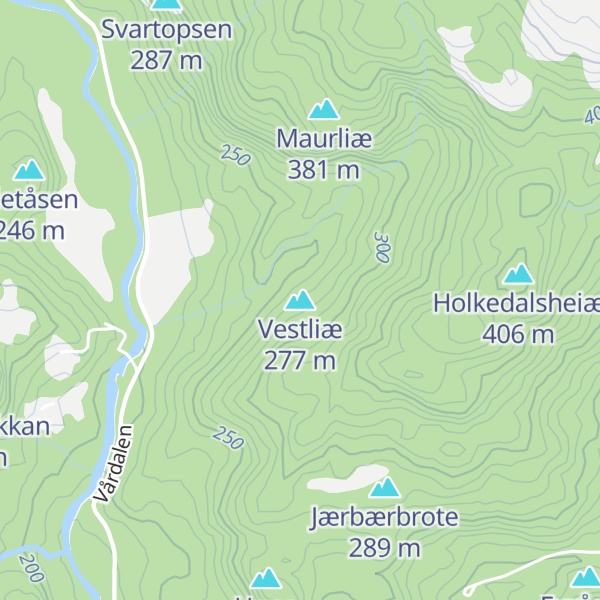 Map of Vestliæ