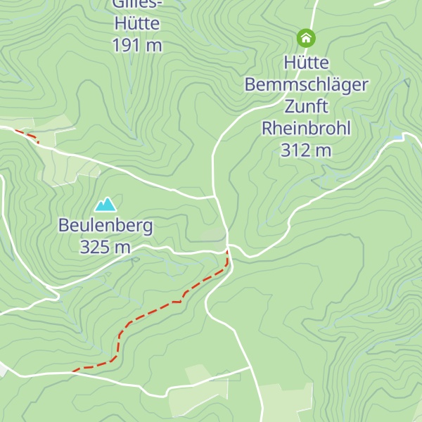 Map of Turnerhütte "Wilhelmsruh"