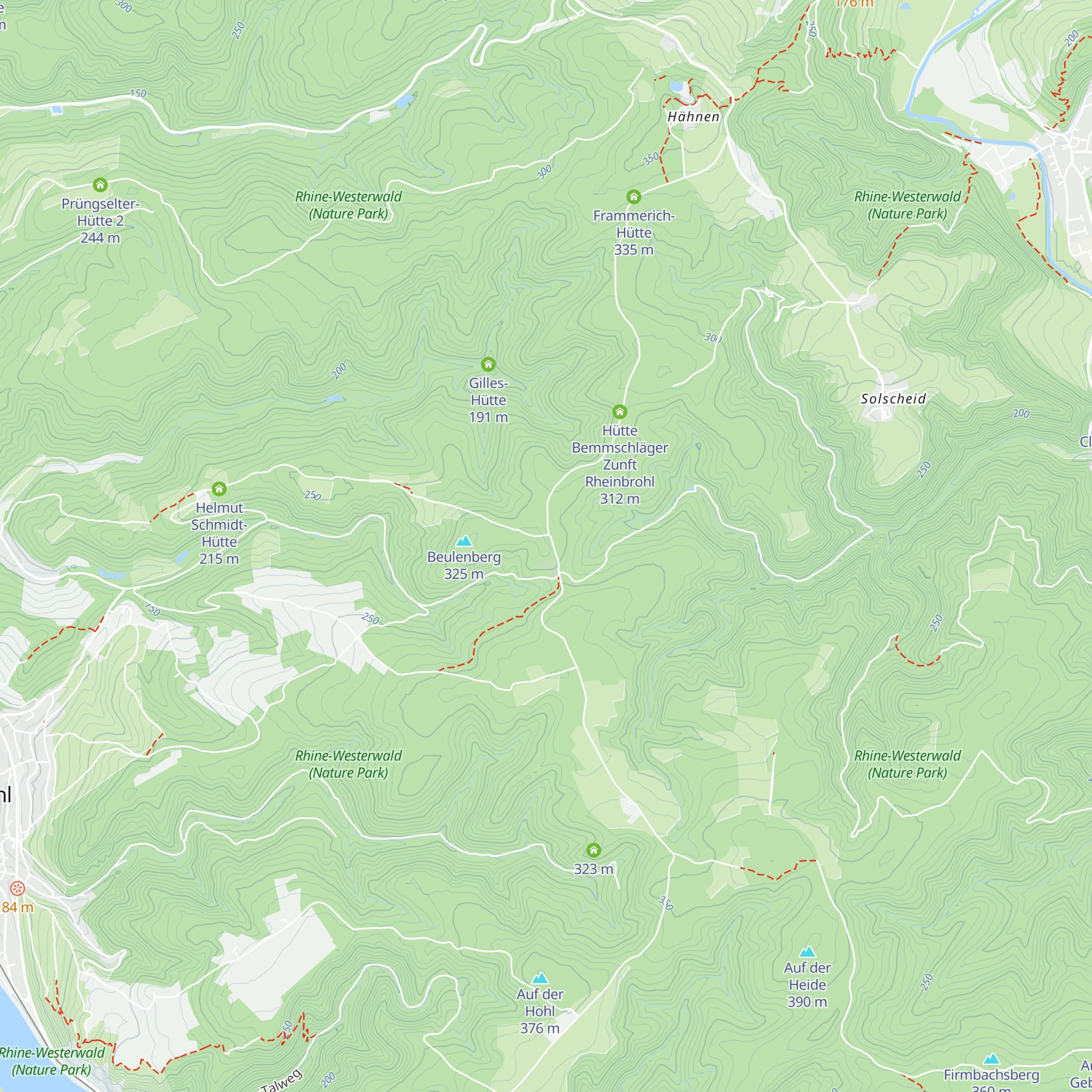 Turnerhütte "Wilhelmsruh" map