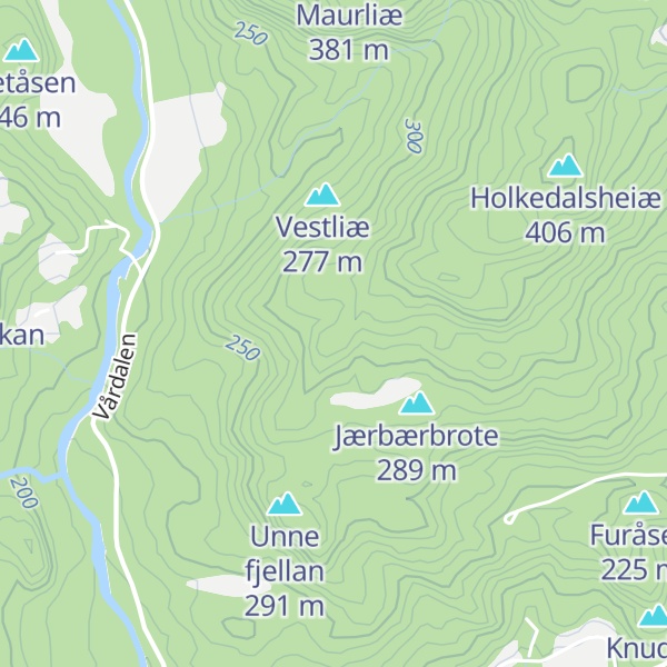 Map of Mikkelsbærknatten