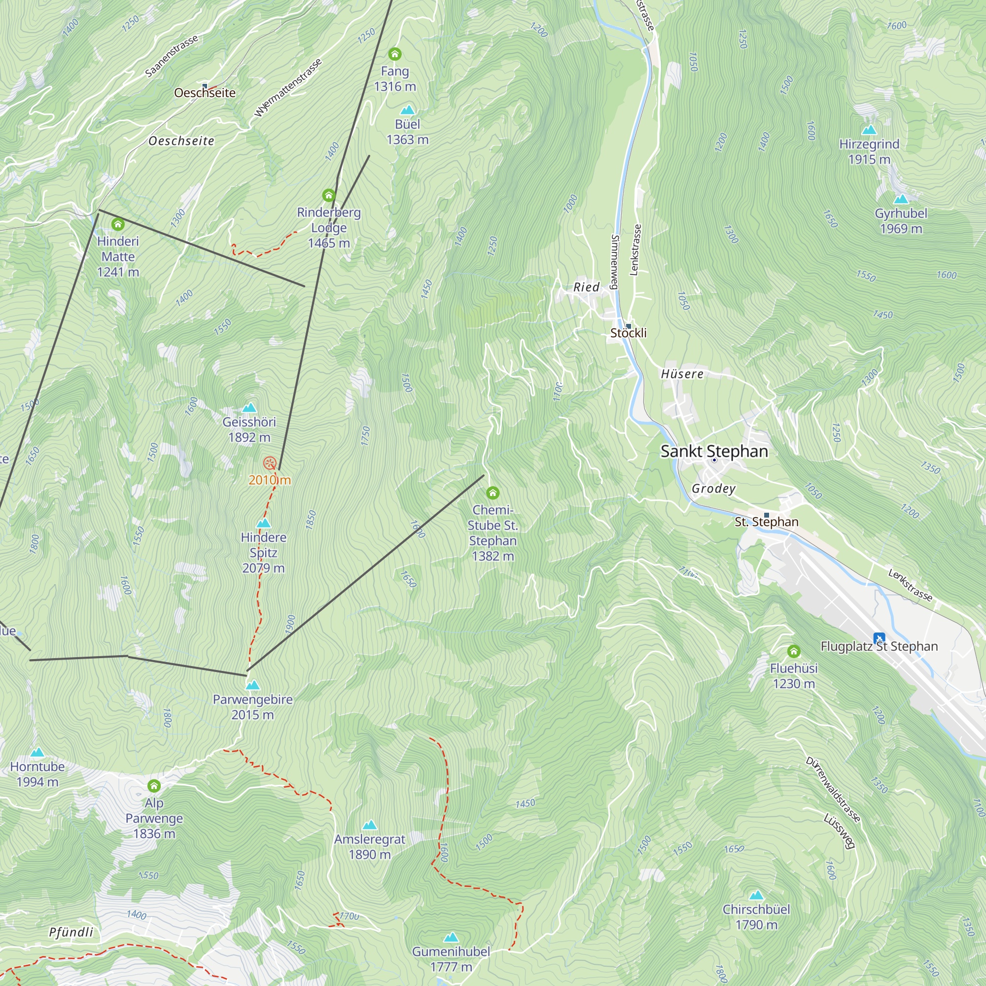 Chemi-Stube St. Stephan map