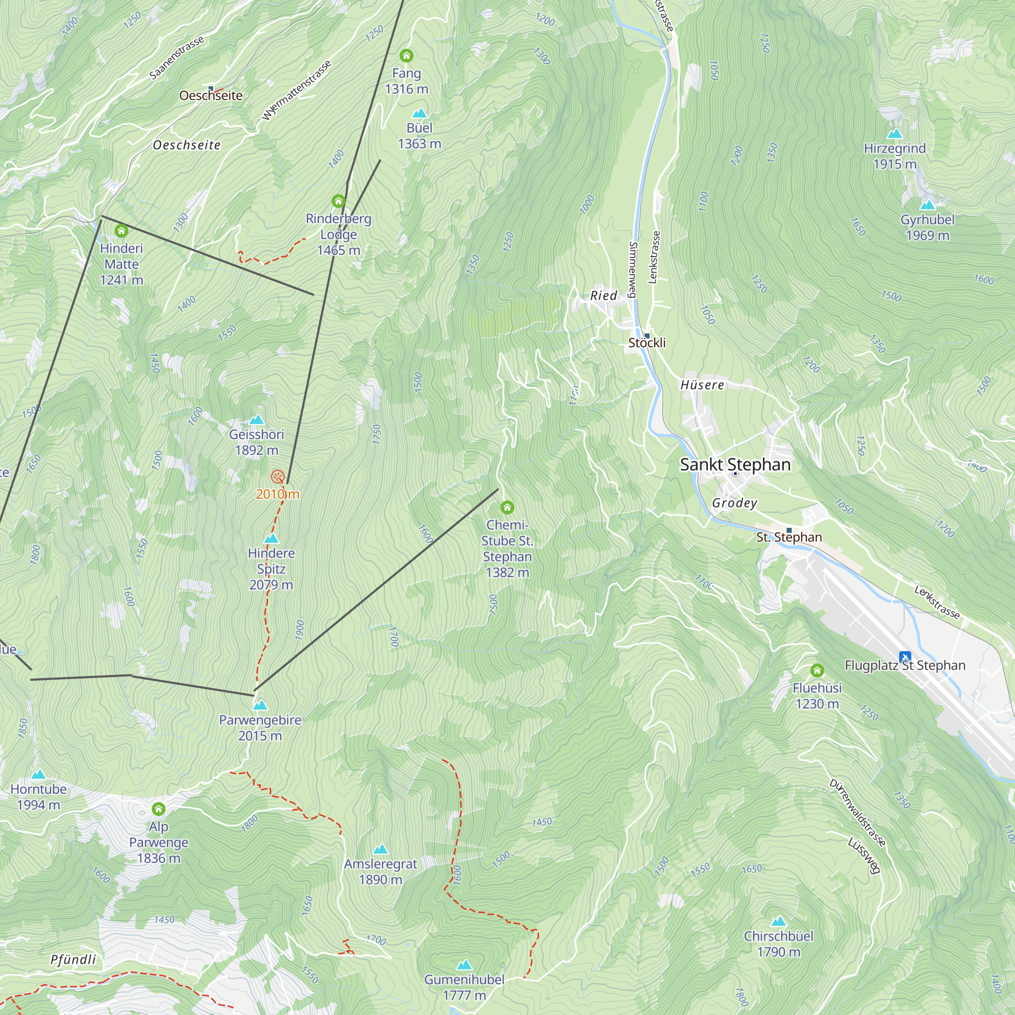 Chemi-Stube St. Stephan map