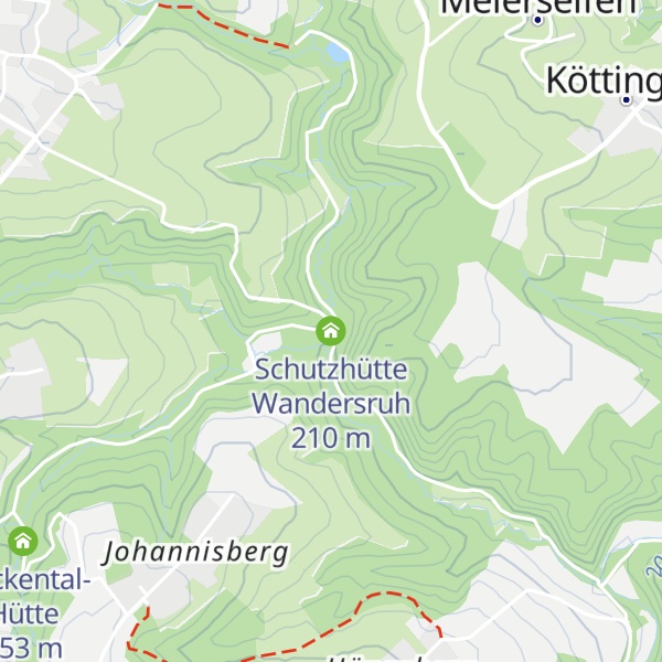Map of Schutzhütte Wandersruh