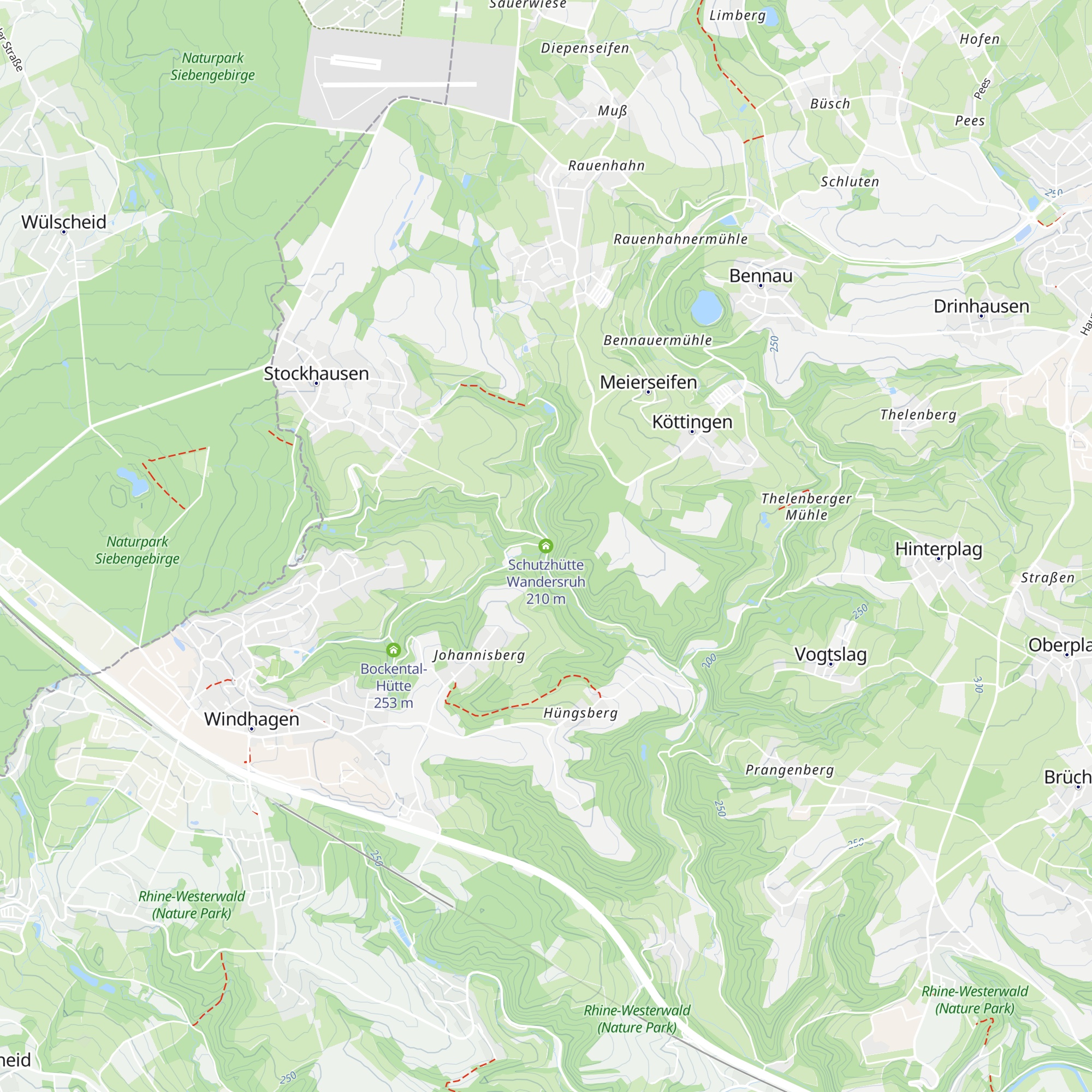 Schutzhütte Wandersruh map