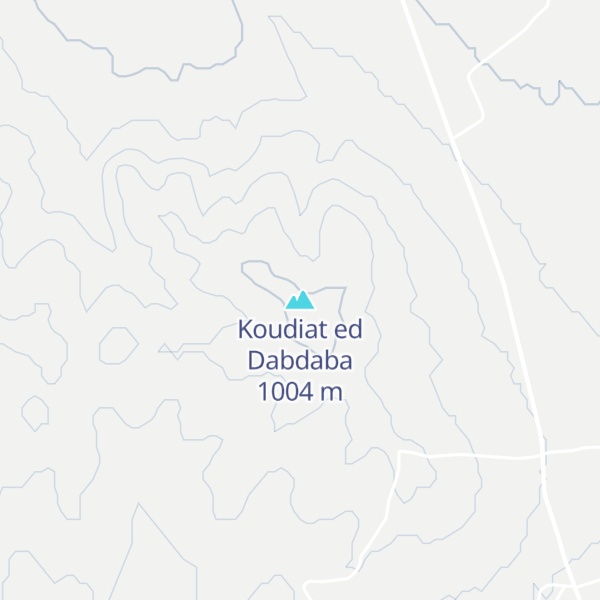 Map of Koudiat ed Dabdaba