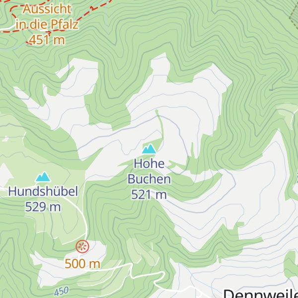 Map of Hohe Buchen