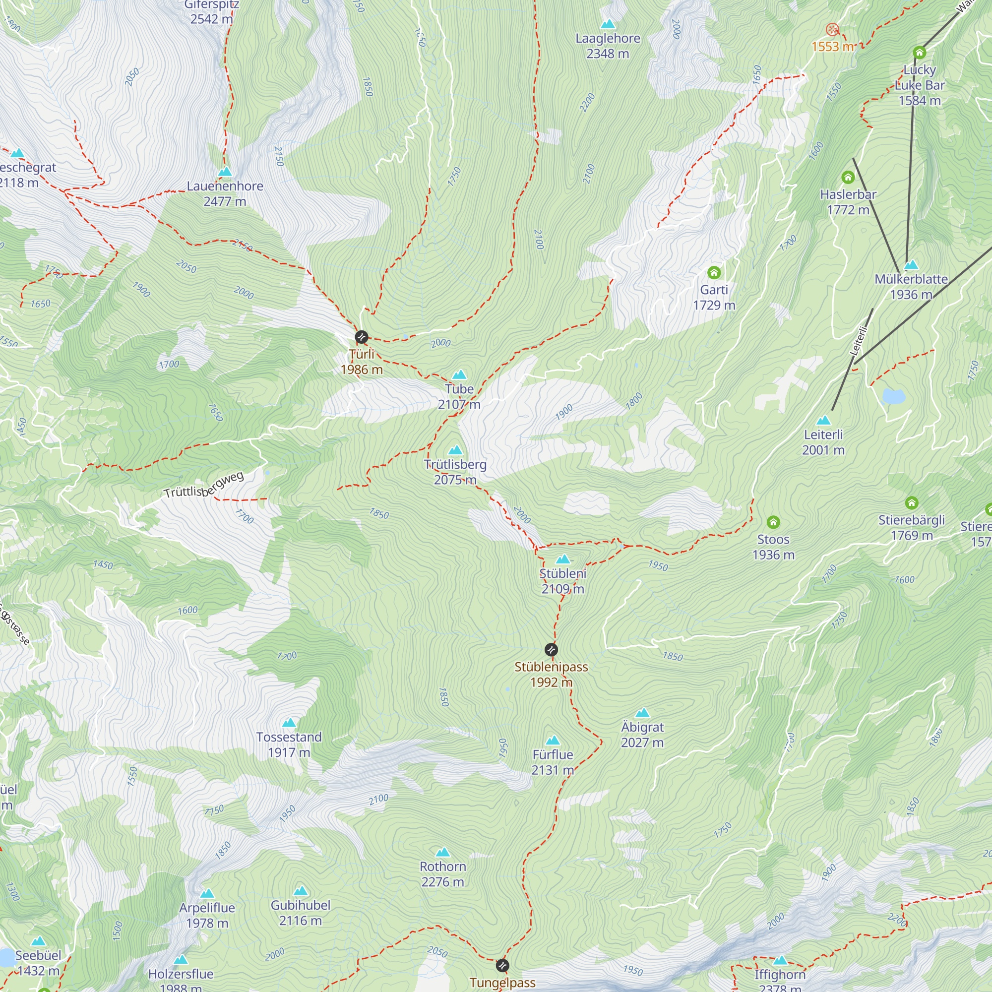 Schutzhütte Gryden map