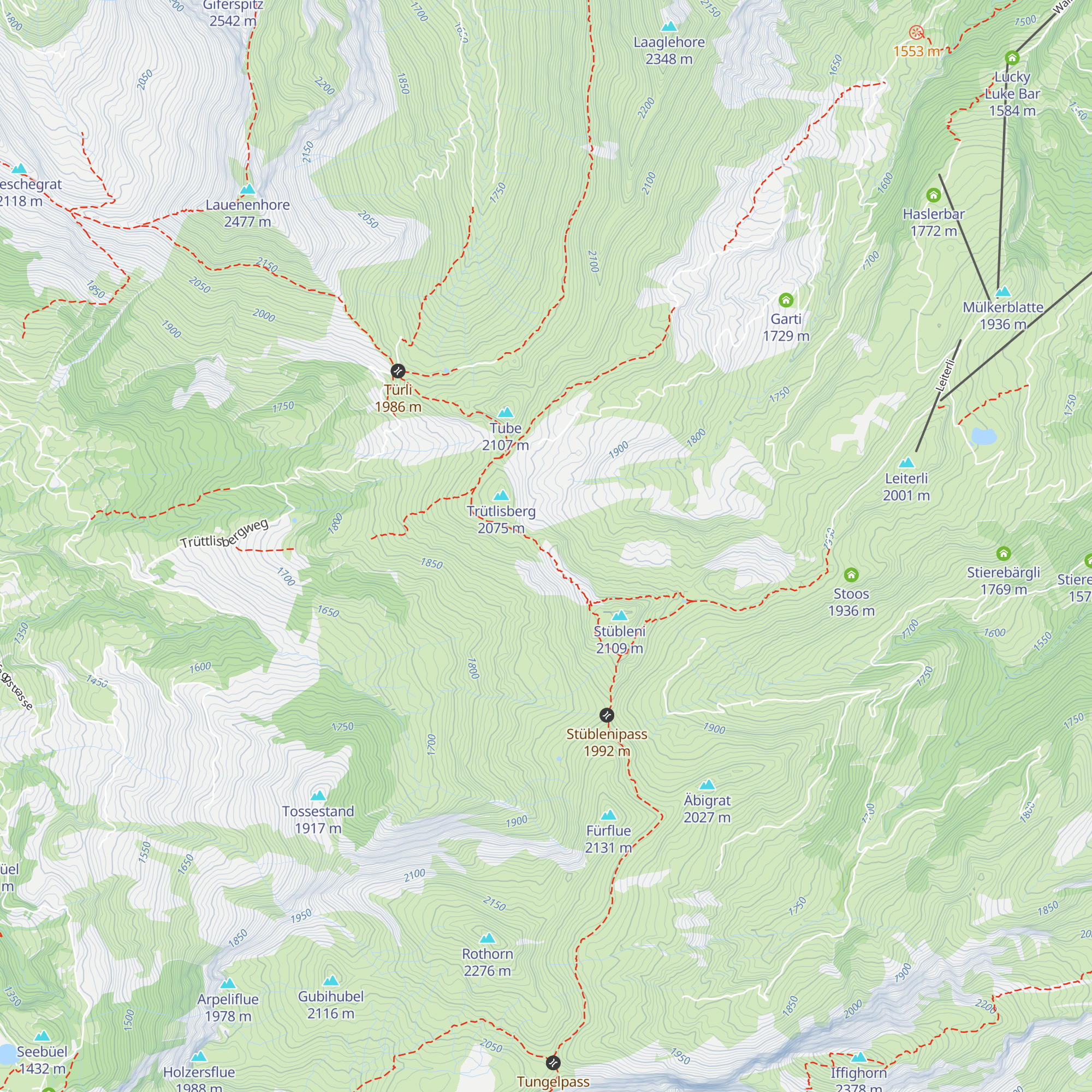 Schutzhütte Gryden map