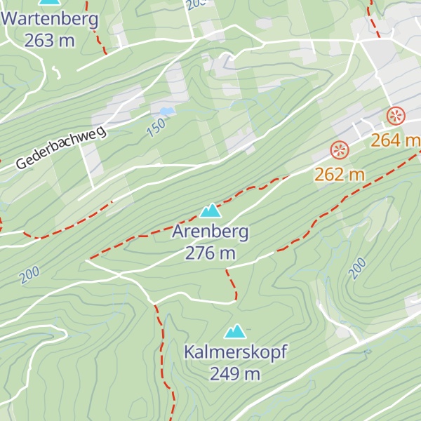 Map of Arenberg