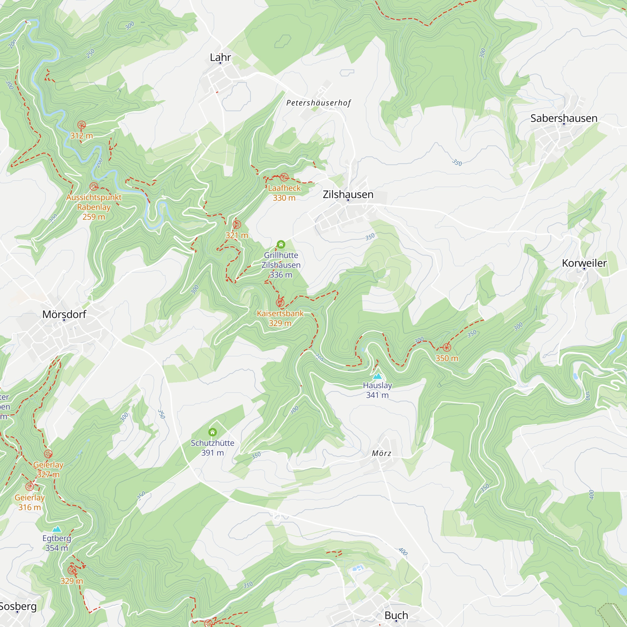 Fritzhütte map