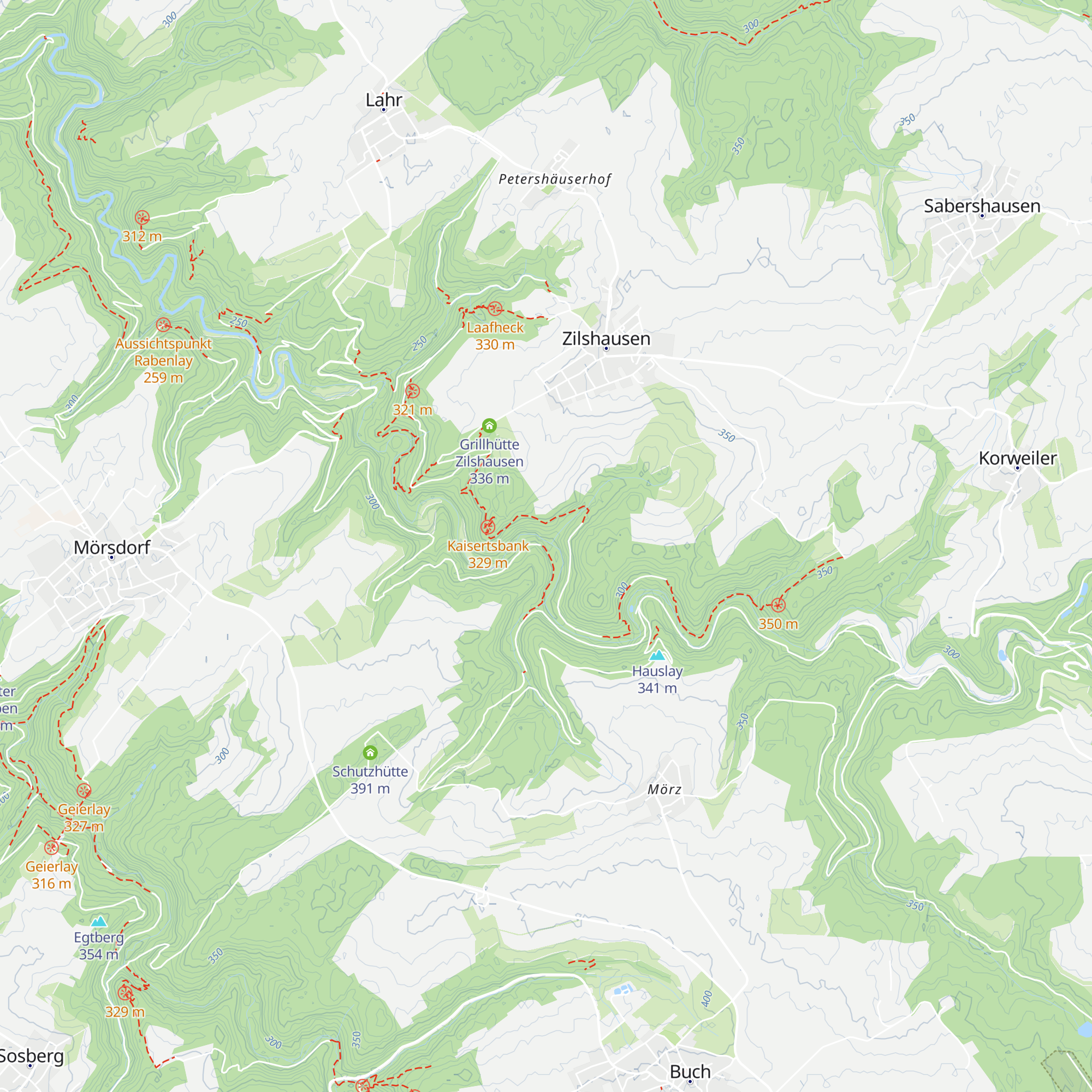 Fritzhütte map
