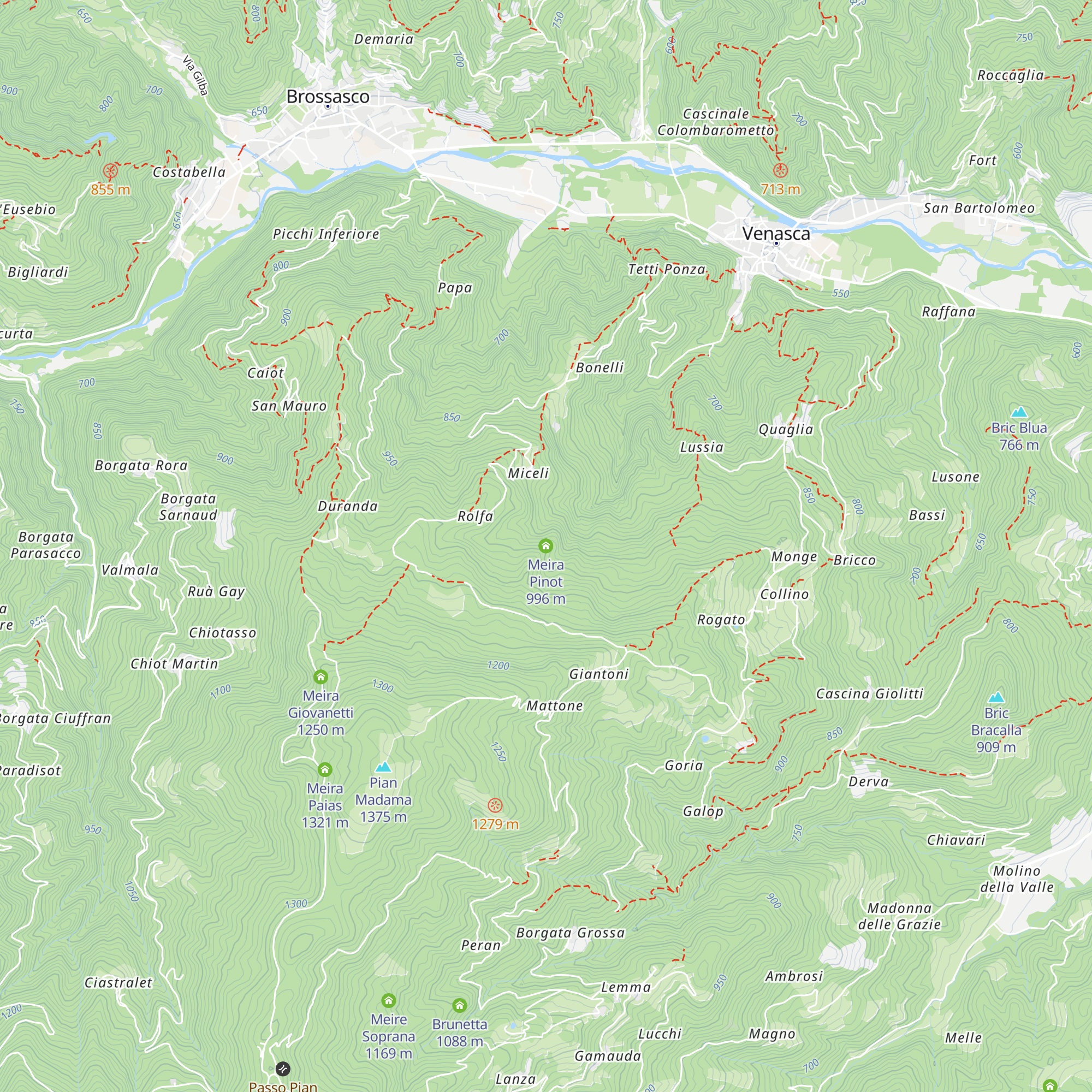Meira Pinot map