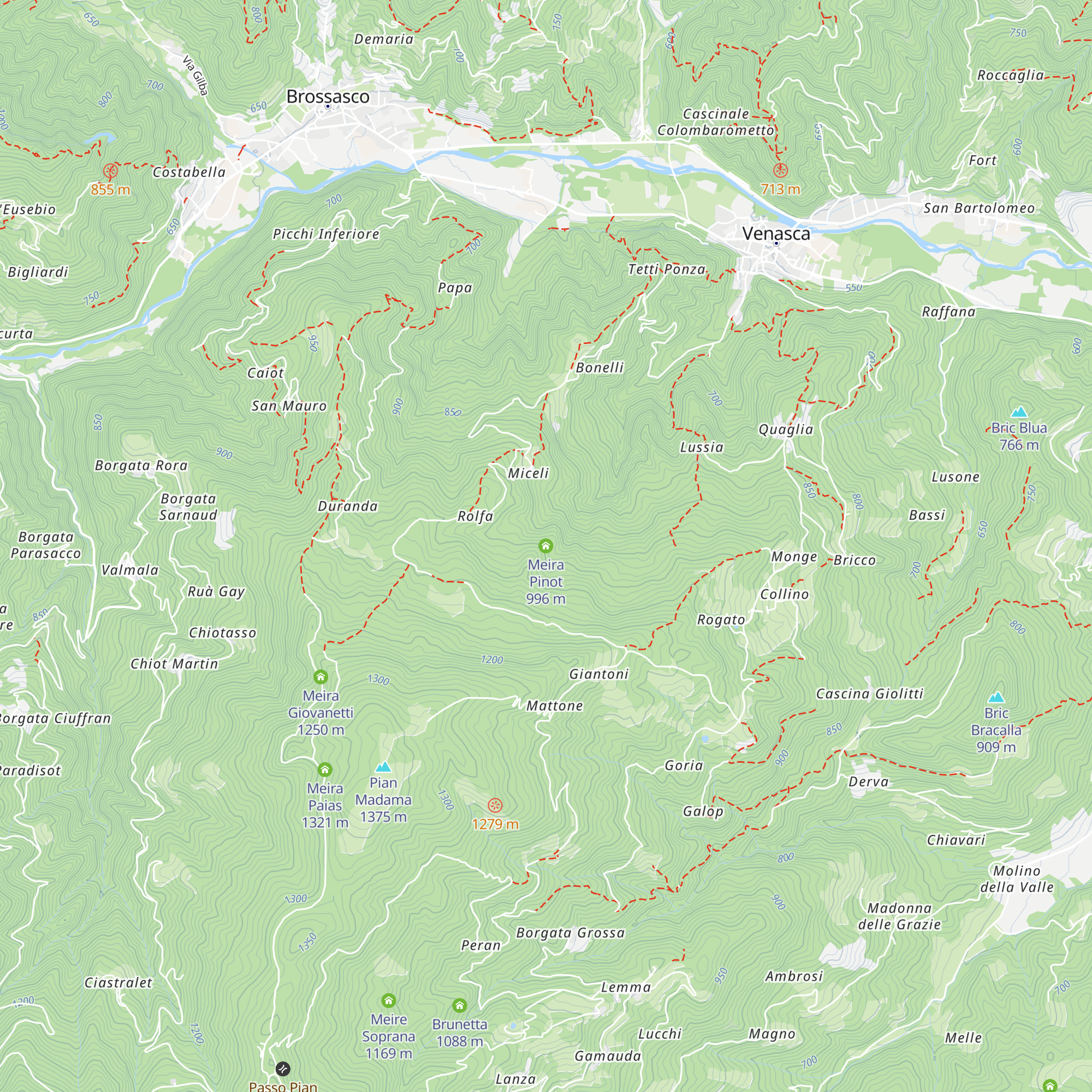 Meira Pinot map