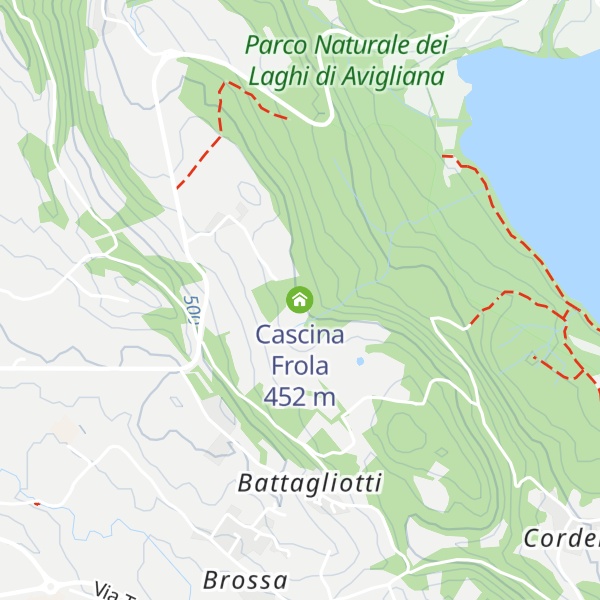 Map of Cascina Frola