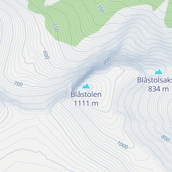 Map of Blåstolen