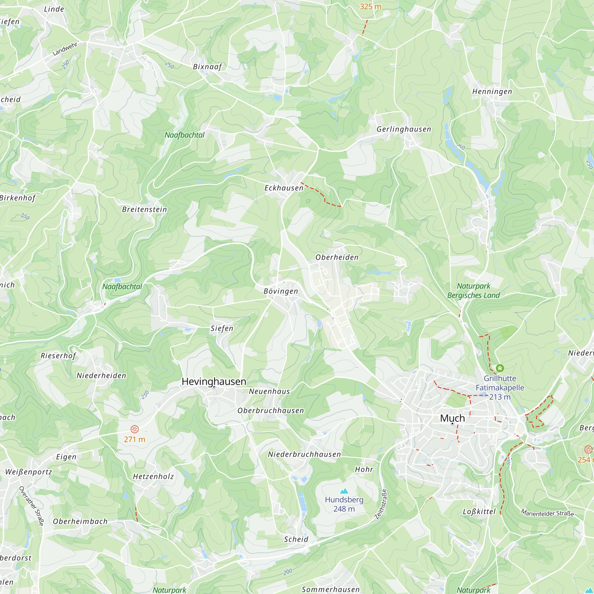 Grillhütte Bövingen map