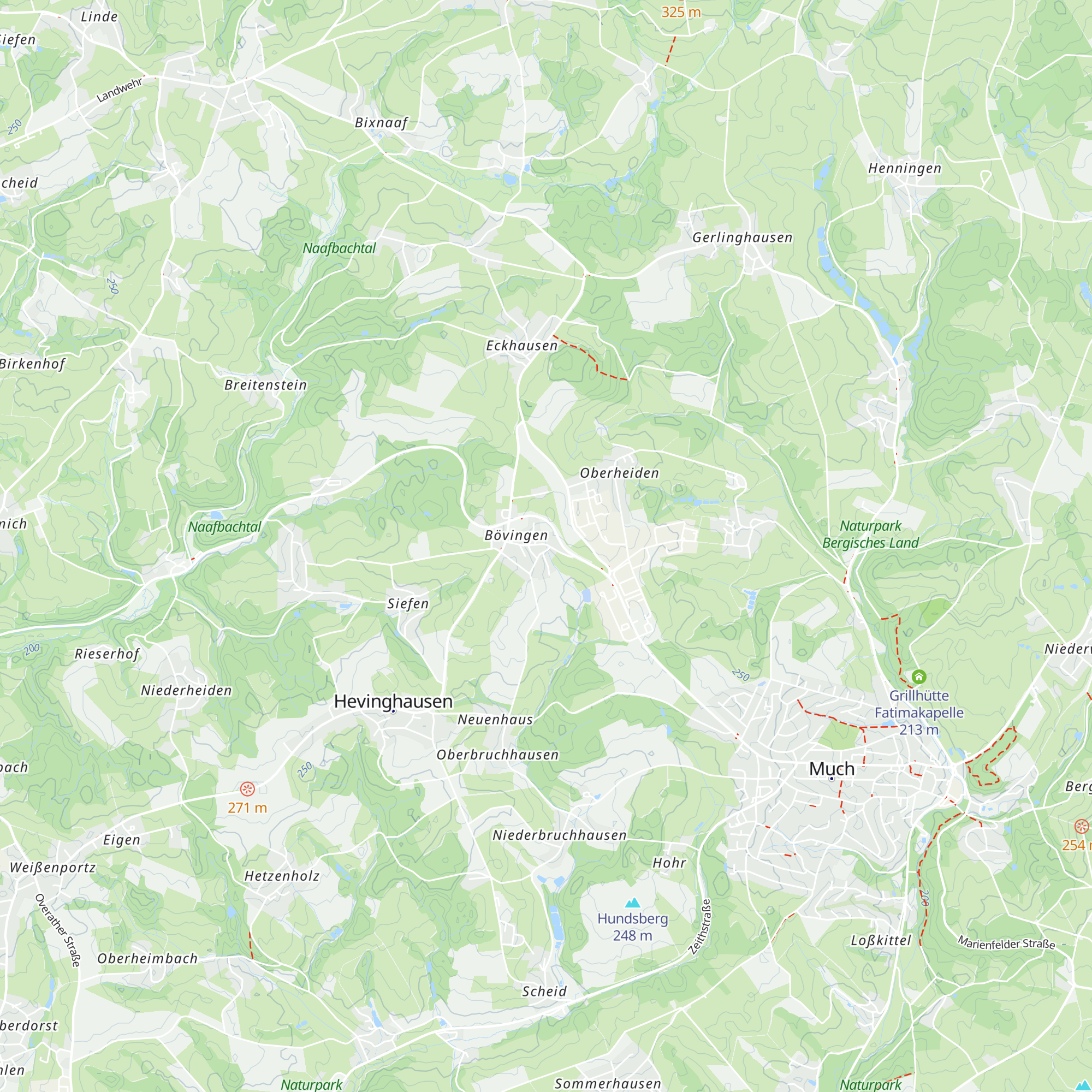 Grillhütte Bövingen map