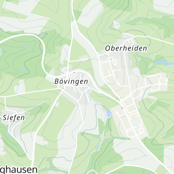 Map of Grillhütte Bövingen