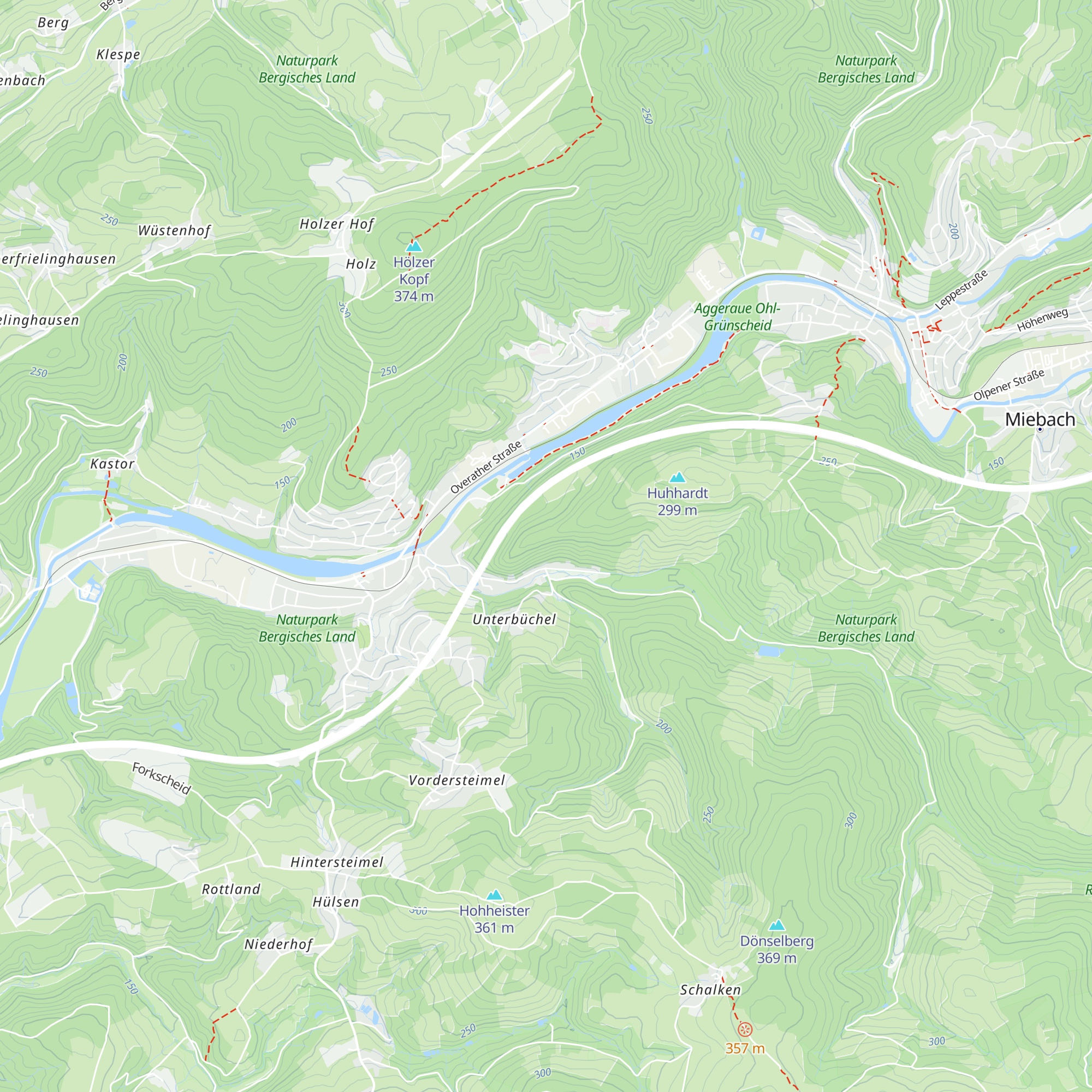 Am Hüttenberg map