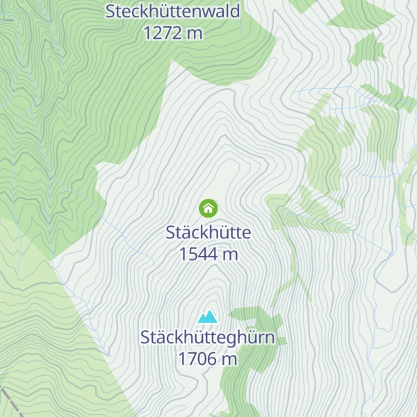 Map of Stäckhütte