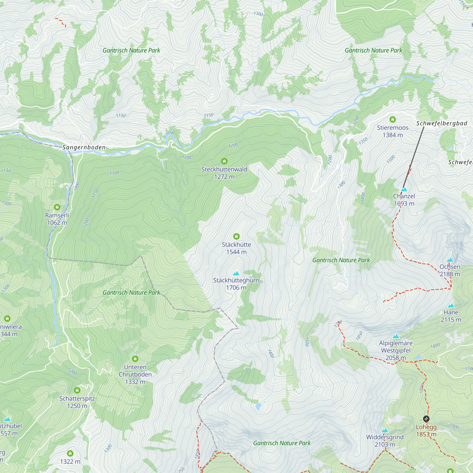 Stäckhütte map
